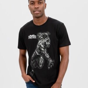 Marvel Black Panther Short Sleeve Tee - Black